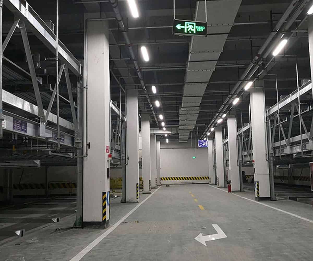 峨邊兩層簡易類立體車庫停車設(shè)備過驗收