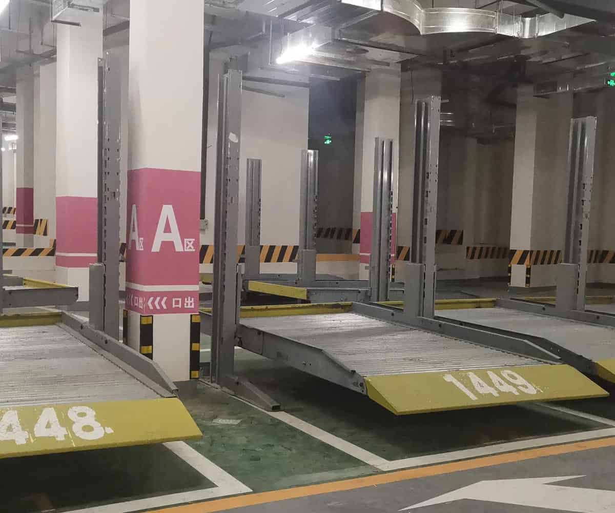 榮縣2層簡易類機械停車位過驗收