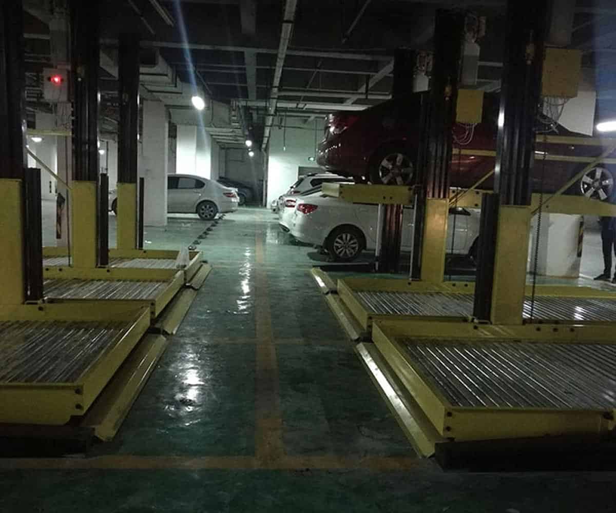 新都三層升降橫移式機械式立體車庫短租