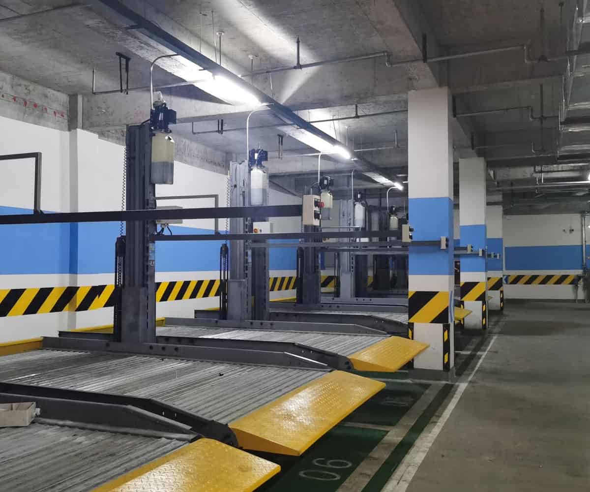 前鋒PSH左右橫移機械停車設備改造