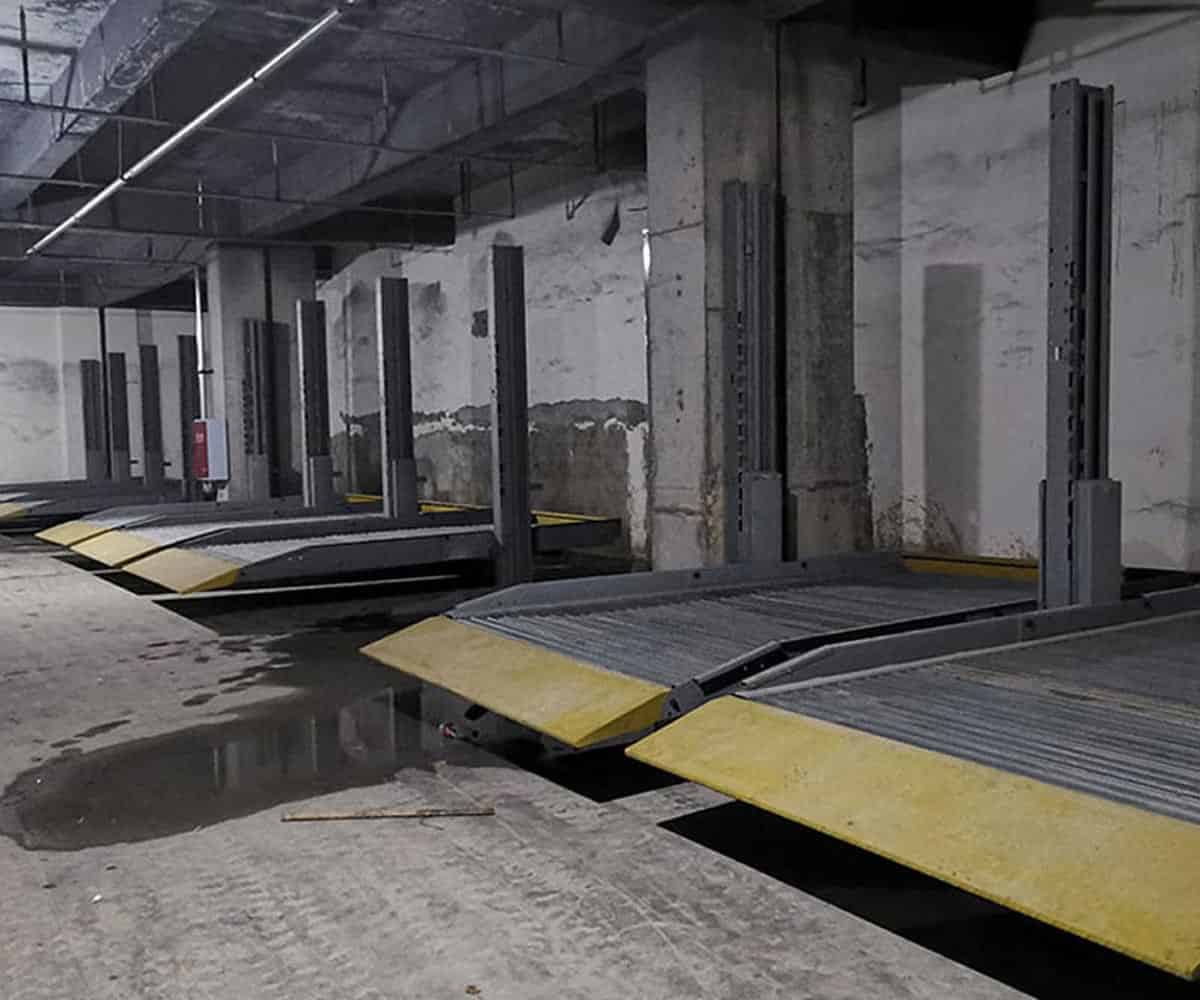 大英四柱升降式機械停車維保