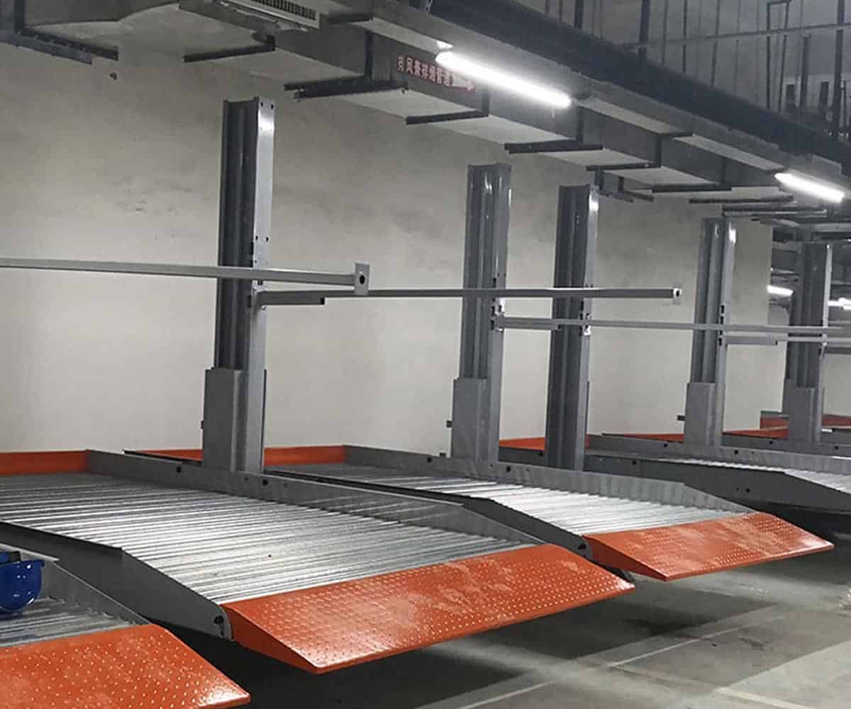 敘永二層簡易式機械式立體停車設(shè)備過驗收
