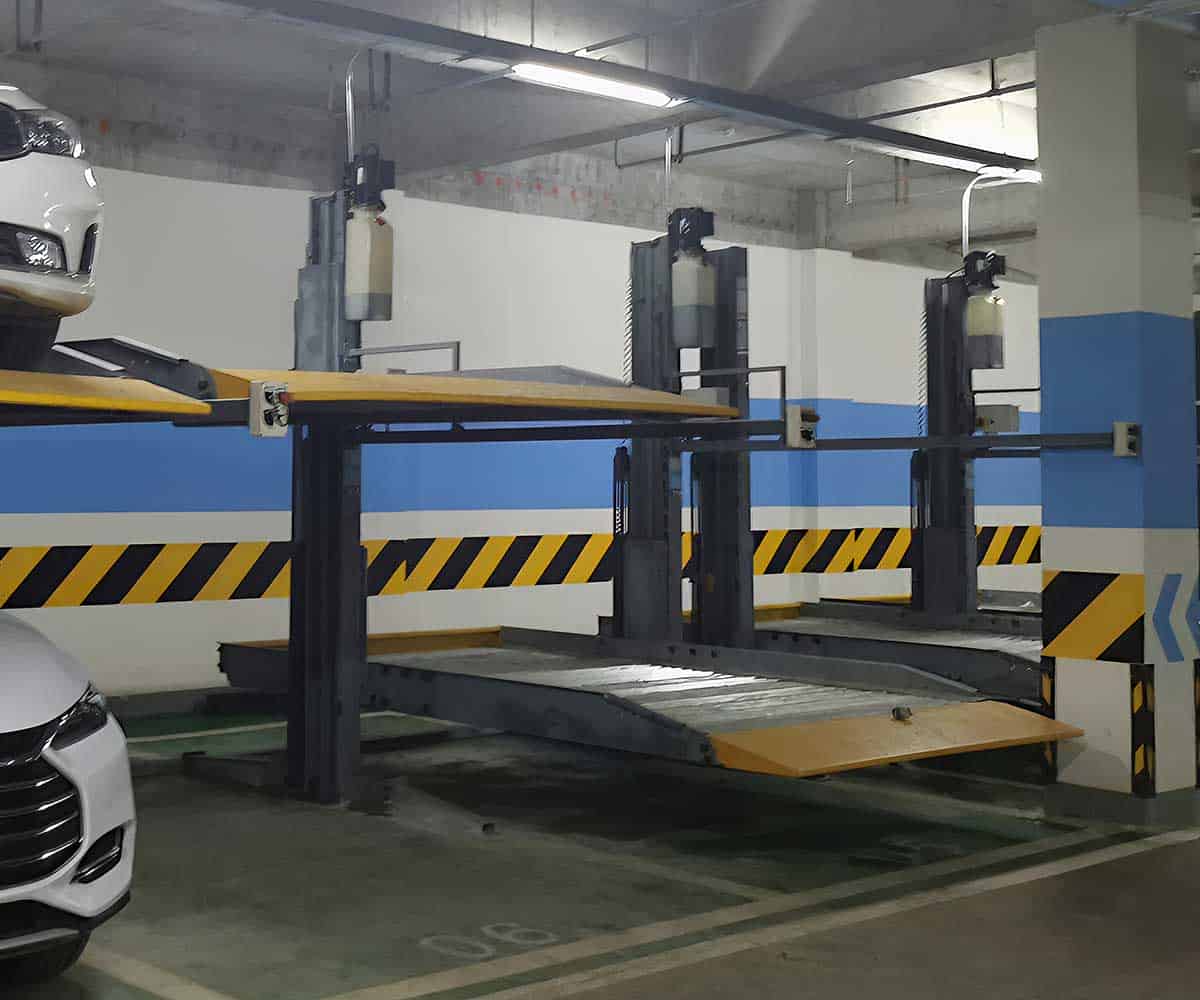 兩層升降橫移立體停車場短期出租選型分析
