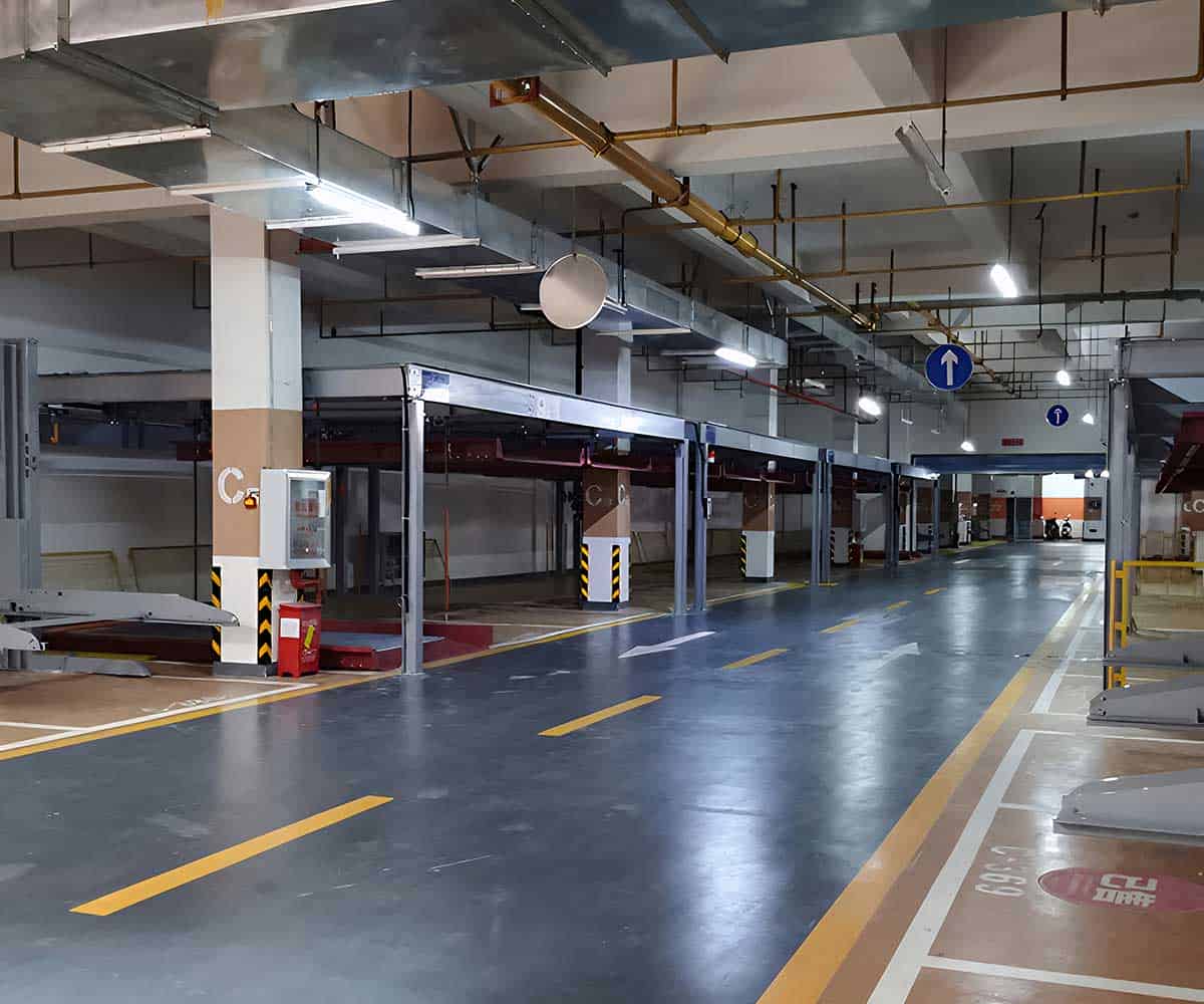 簡易式機械停車庫隔音降噪的控制方法