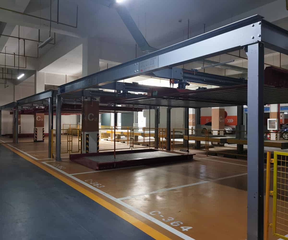 大英PJS四柱簡易升降機械式立體停車設(shè)備