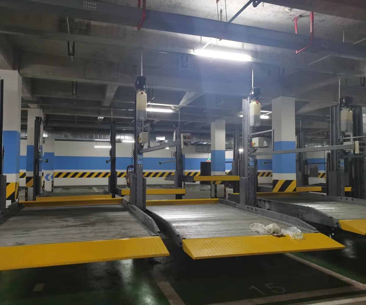 新都兩柱式機械停車場