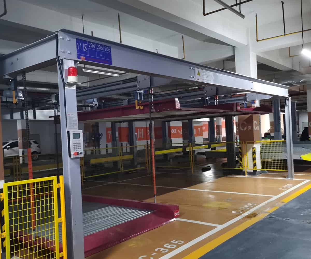 大英兩層升降式立體車庫停車設(shè)備