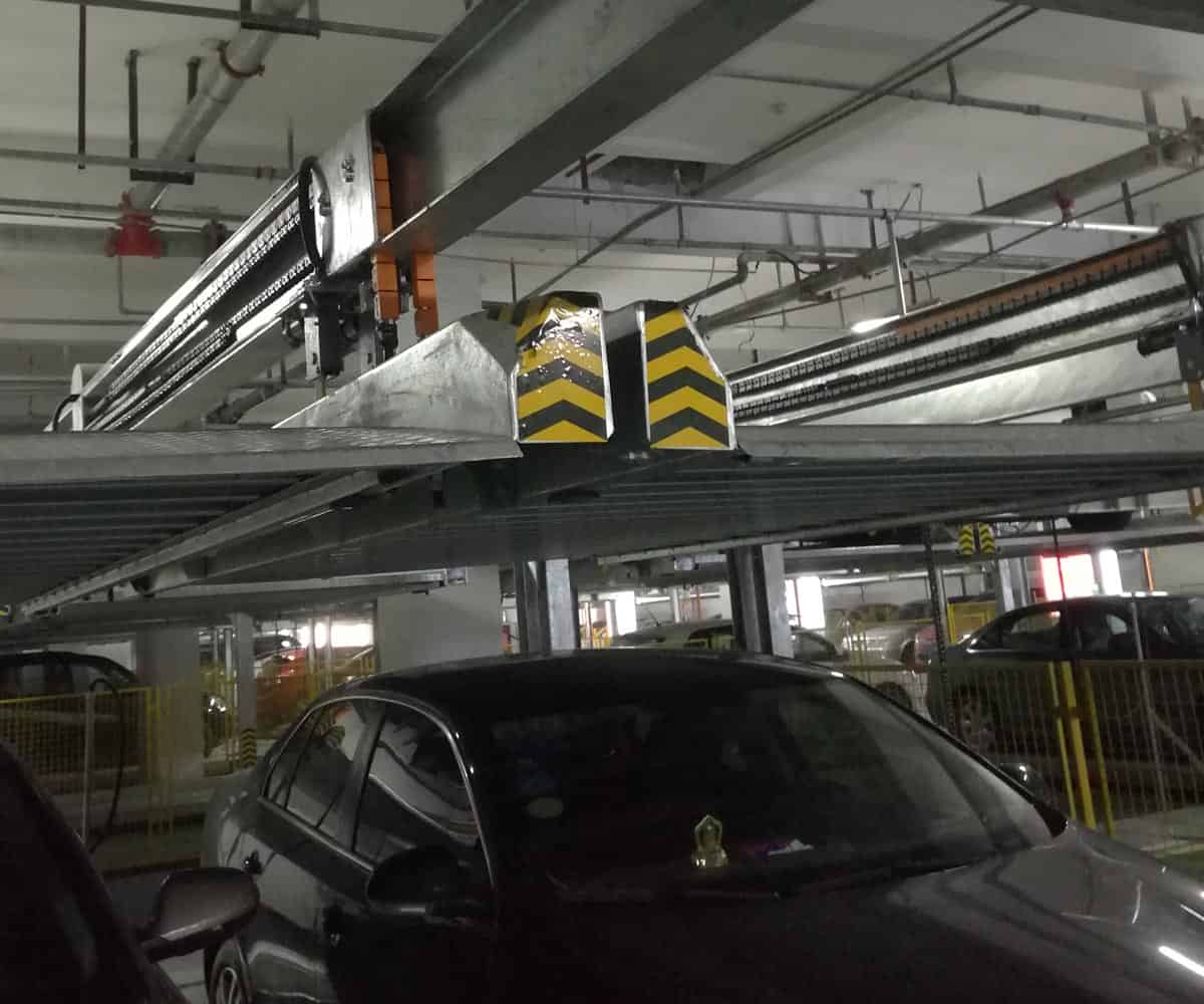 大英單列PSH2二層升降橫移機械式立體停車設(shè)備