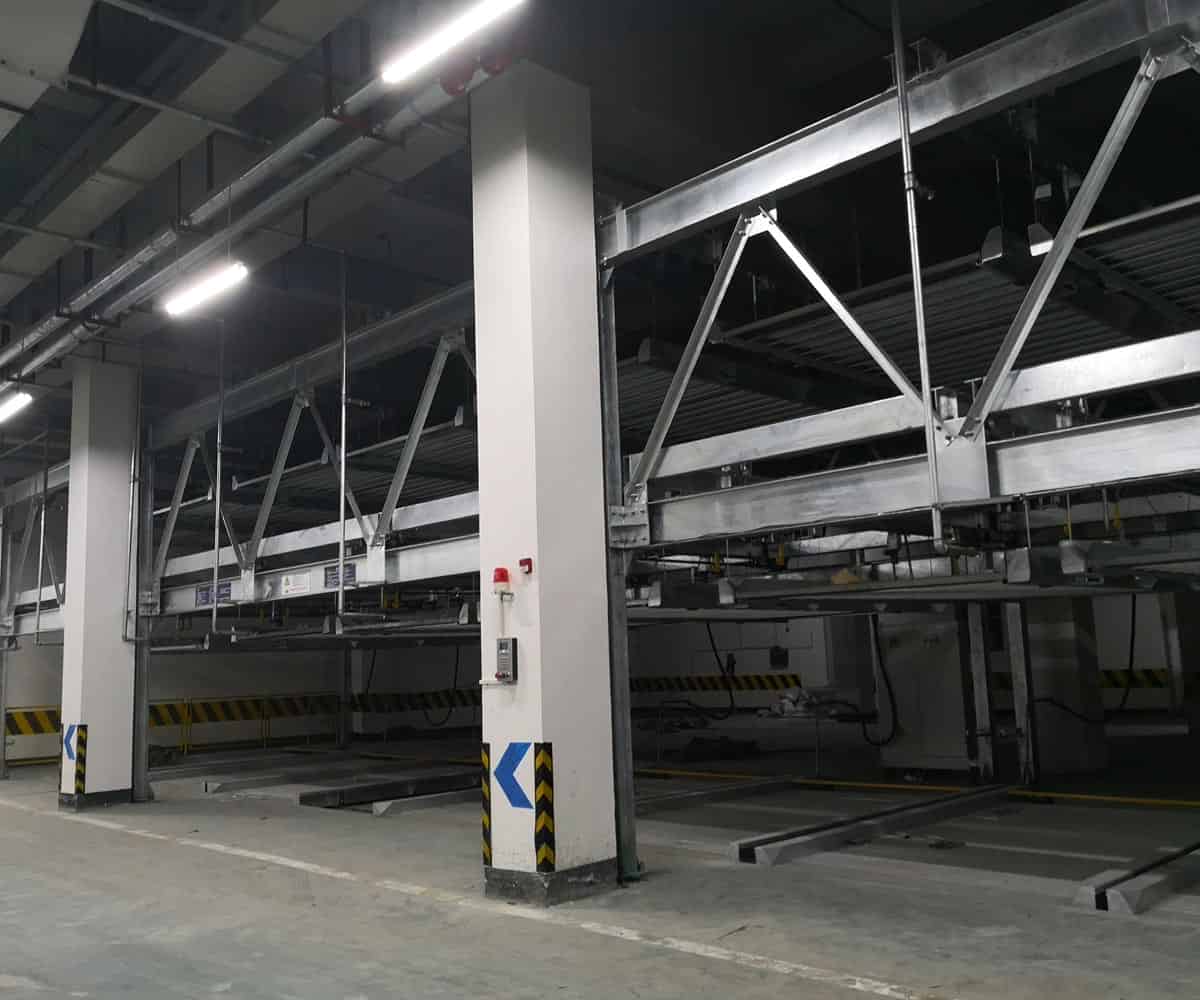 大姚PSH5五層升降橫移機械式立體停車設(shè)備