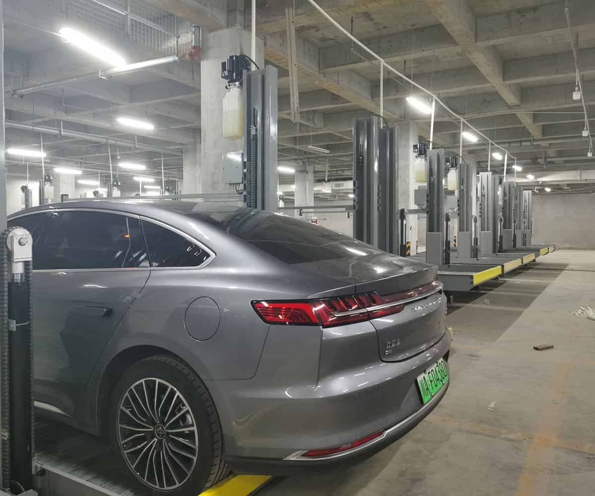 蘆山兩柱簡易升降式立體車庫設備